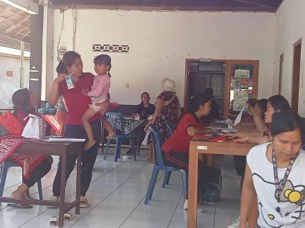 Kegiatan posyandu balita  Desa Bestala