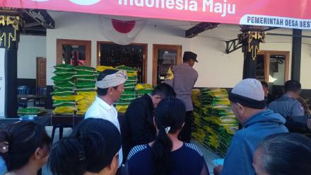 Gerakan Pangan Murah  Polsek Seririt Dalam Rangka Stabilisasi dan harga pangan beras SPHP